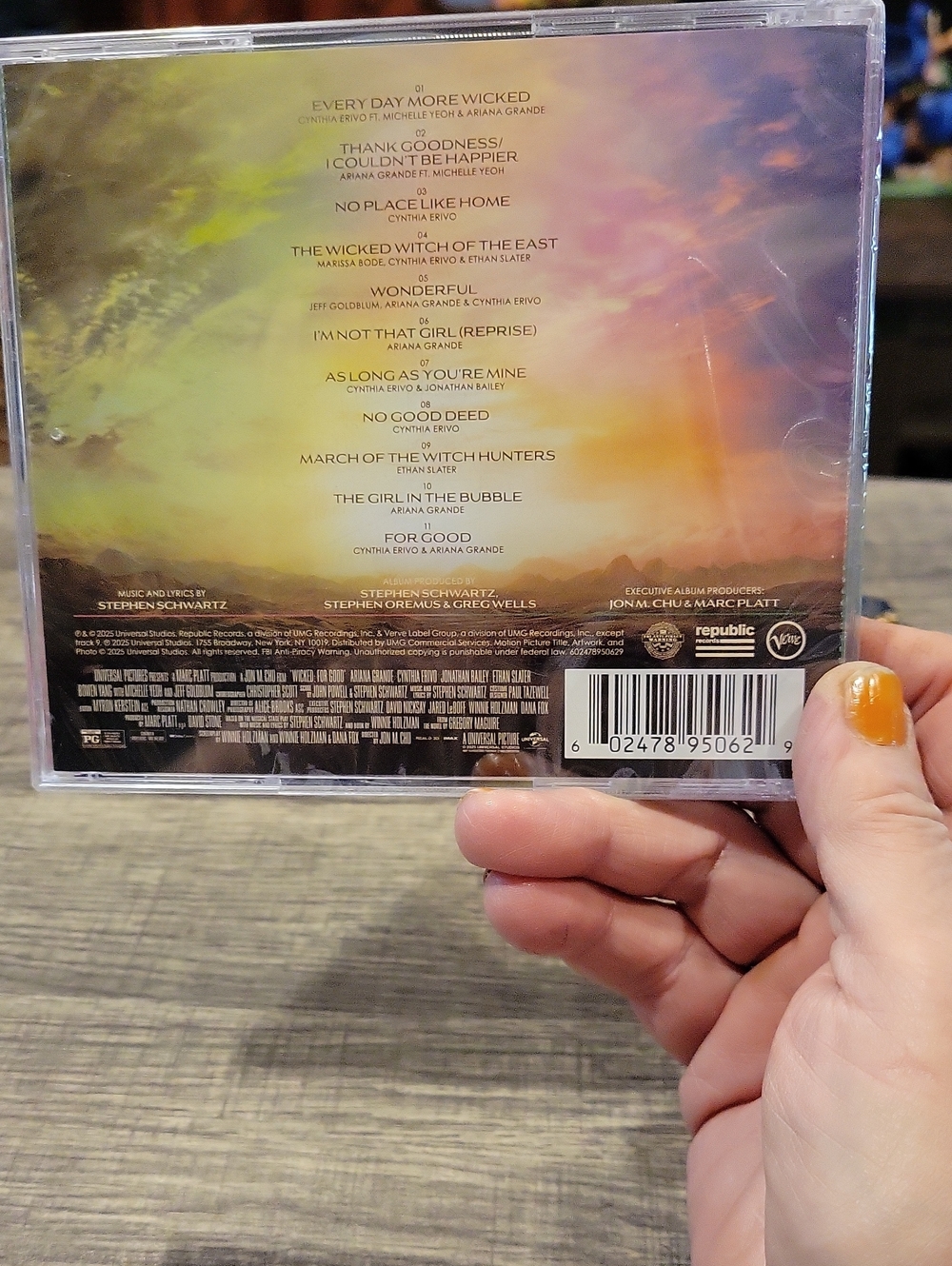 Wicked,"For Good" CD New In Case - Picture 2 of 3